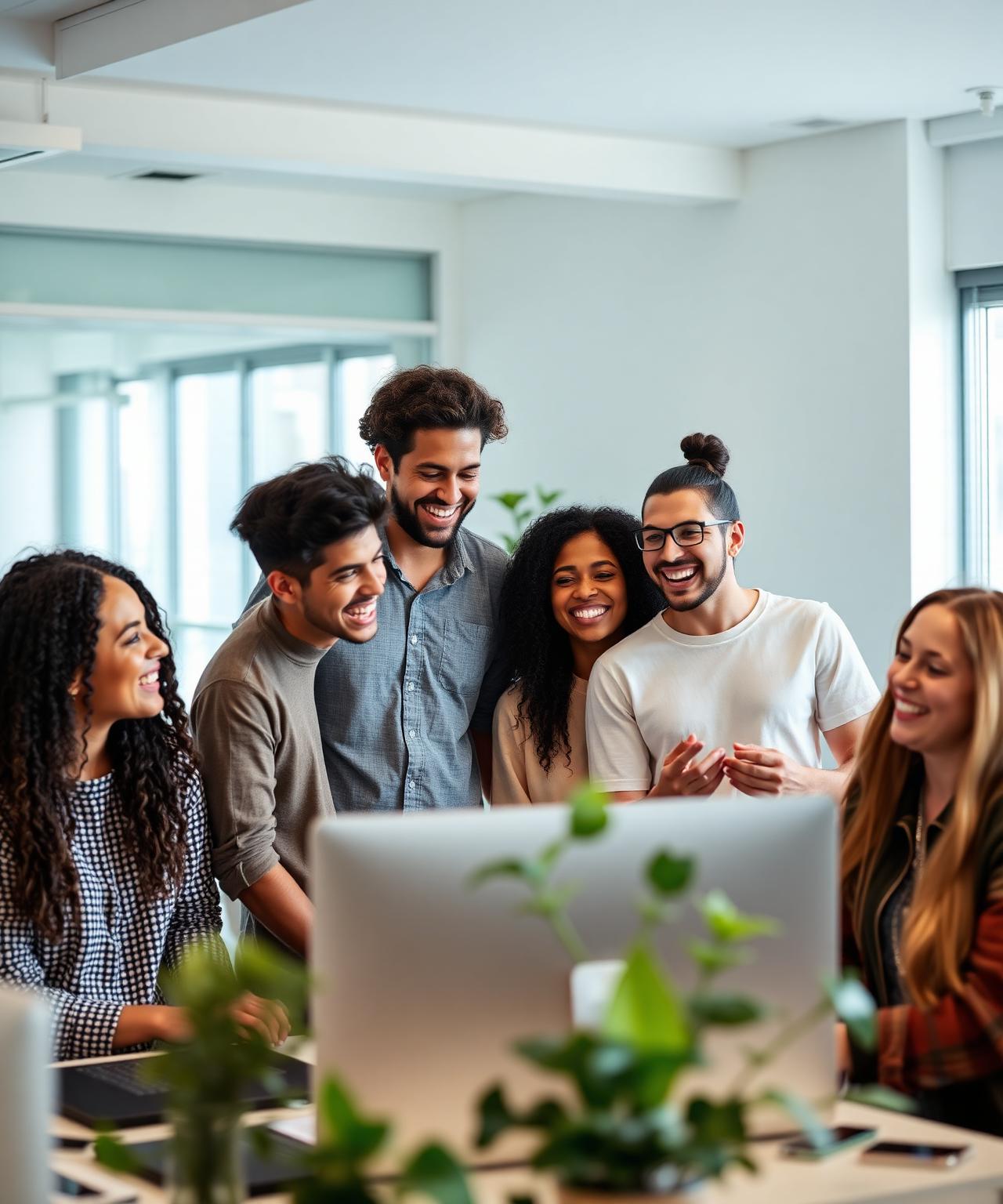 Geveo product team collaborating on digital solutions